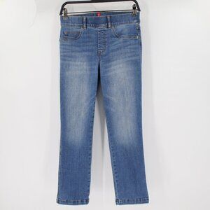 spanx jeggings Women's small blue denim straight leg cotton blend